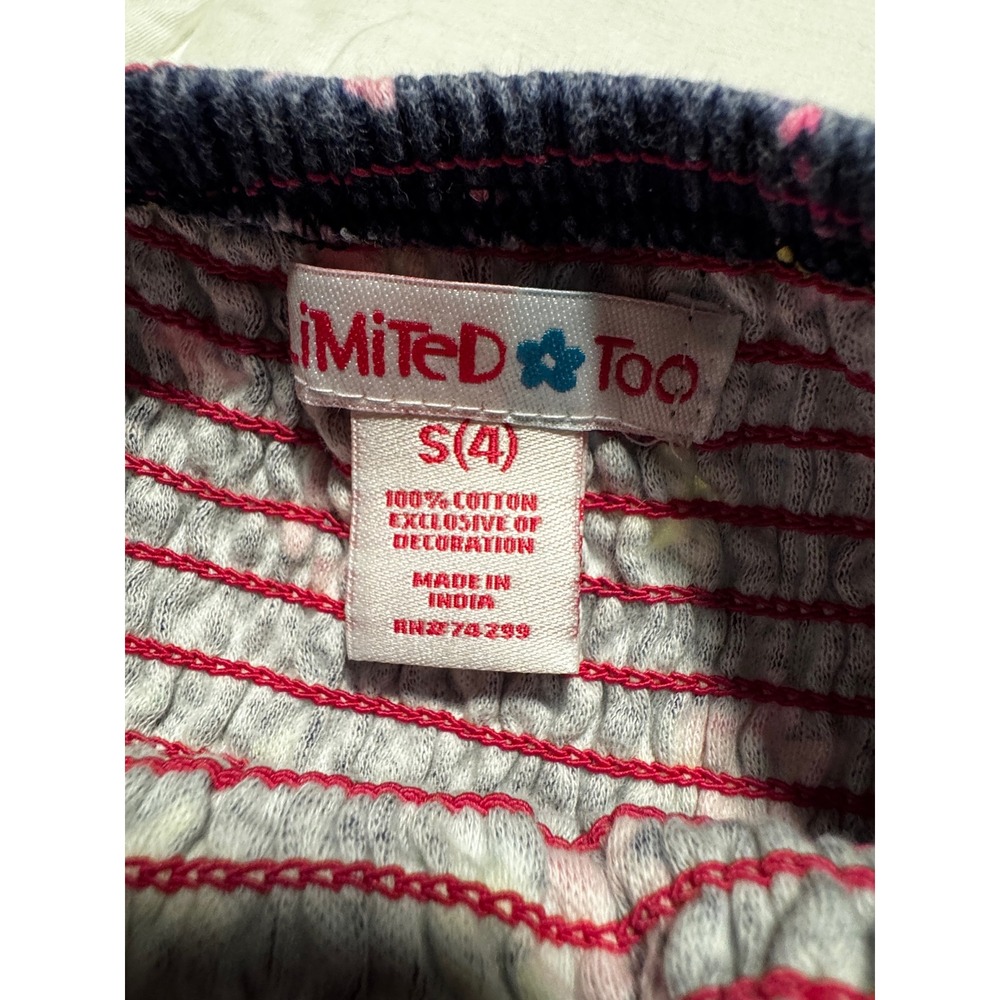 🚨SOLD!🚨 Y2K Limited Too Smocked Floral Top – Size S (4) – Navy Cottagecore - Picture 3 of 4